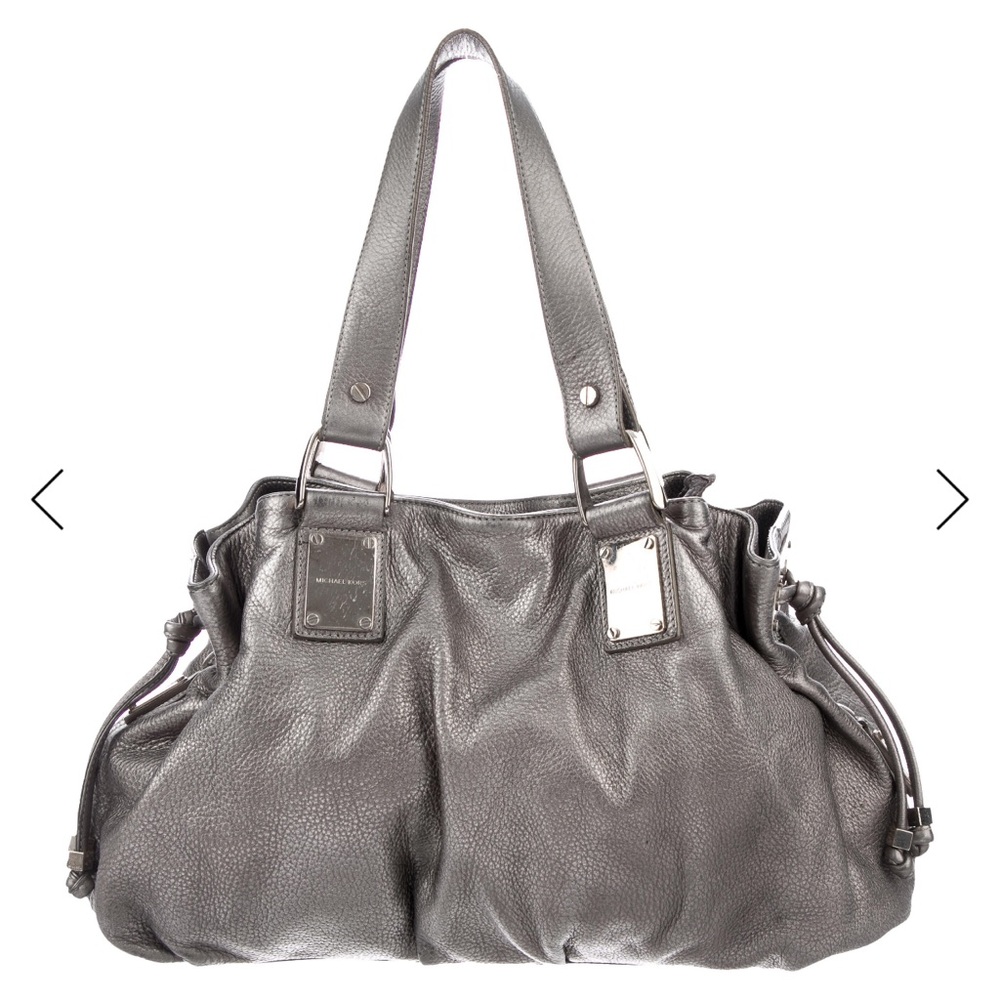 Michael Kors Metallic Silver Shoulder Bag - Picture 4 of 11